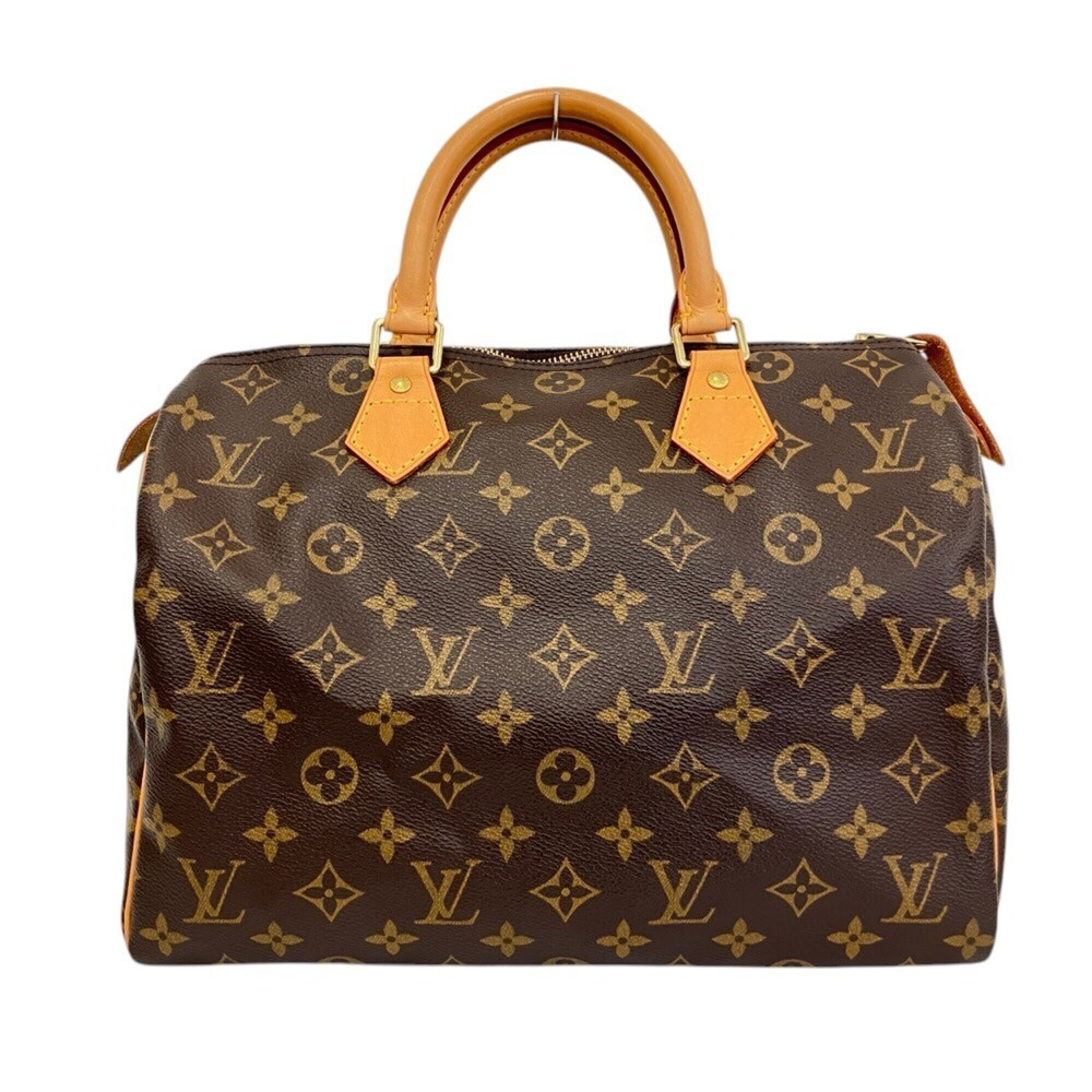 Louis Vuitton Speedy 30 Monogram Mini Boston Bag M41526 Brown Women's